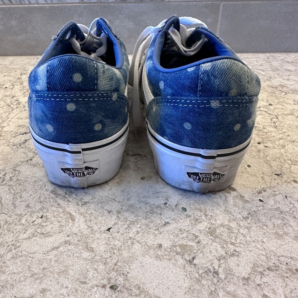 Vans Polk - a dot‎ blue Vans Size 9 - Picture 6 of 12